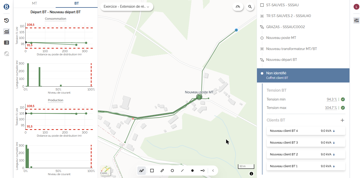 État électrique du nouveau départ, entièrement vert