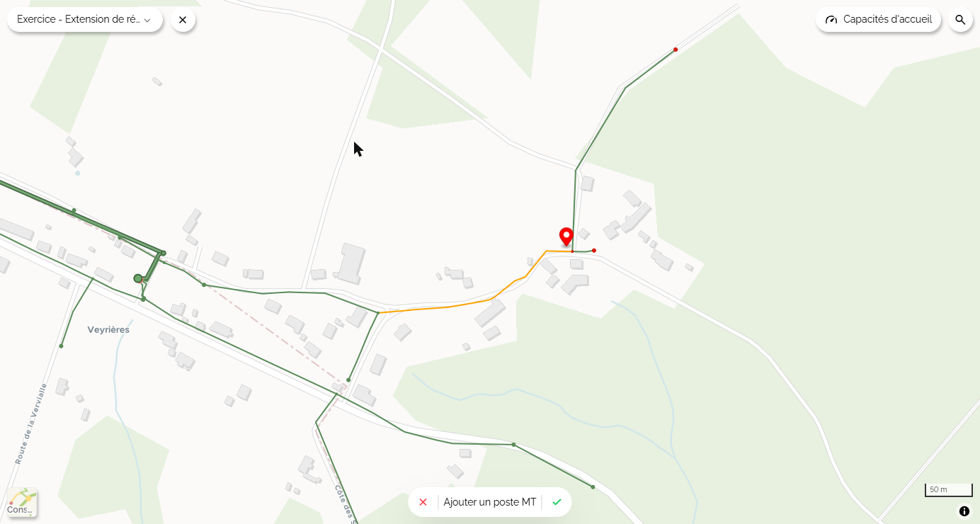Placement du nouveau poste MT